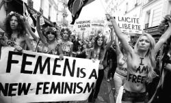 number1cuntdiva:  ydrill:  Femen’s protest in Paris - Our body,