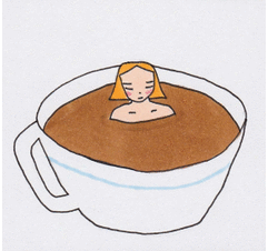 clareqart:  coffee girl!