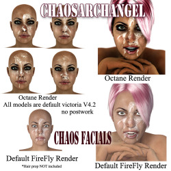 Included  are 1 base texture, 7 cum covered facial textures,