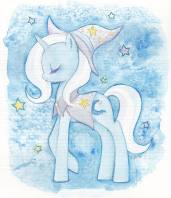 madame-fluttershy:  Trixie by *TrefleIX  <3