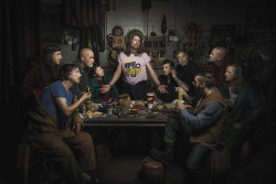 boredpanda:    Auto Mechanics Hilariously Recreate Renaissance