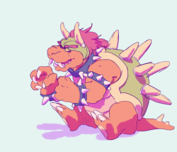 chazipon: HOW have I never drawn Bowser before