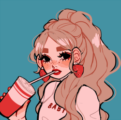 miaouart:  🥤🍓