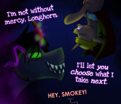 ask-king-sombra:Do you want to chase a changeling?  Damn piece