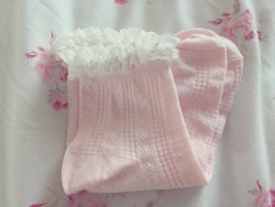 cherry-bum:  bought some cute ankle socks today 🎀💕