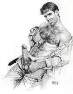 gayartplus: In my first art series we explore the very homoerotic