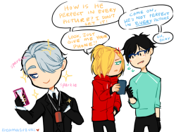 yaoionice:  princeorcachan:  victor is that friend that looks