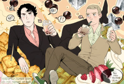 I did a postcard for Bay Area Sherlock Con! It’s happening