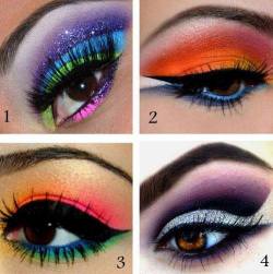 prettymakeups:  Would you try these glamorous makeup ideas? 