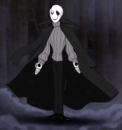 Haha look at how crappy this bg is :”D plus Gaster has lil’