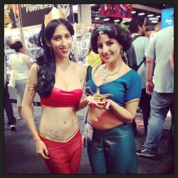 Double the Jasmine, double the fun. #idhitit (at San Diego Comic-Con