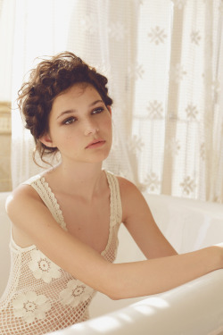 naomichristie:  Sweet Ana SophiaFor ELEGANT Magazine Hair: Esther