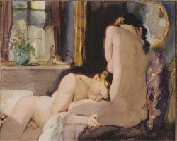 huariqueje:    Lovers (1933) -  Konstantin Somov   (Russian