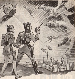 Illustration of Buck Rogers in the 25th Century which was voted