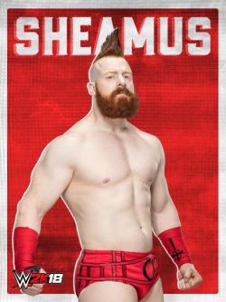 deidrelovessheamus:  WWE2k18 roster art photos of Sheamus and