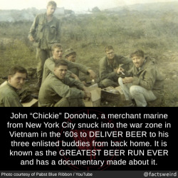 mindblowingfactz:  John “Chickie” Donohue, a merchant marine