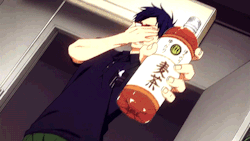 s-indria:  Rei geeking out over barley tea, a tea that is has