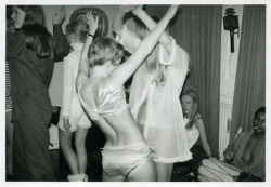 College party, 1960s. 