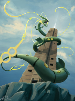 butt-berry: Summoning Rayquaza at the Sky Pillar