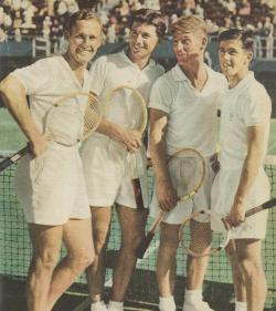 mid-centurylove:  The 1957 Australian Davis Cup team - Neale