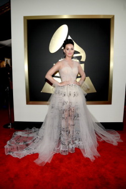 derriuspierre:  Singer Katy Perry attends the 56th GRAMMY Awards