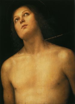 brabitte:  Pietro Perugino, San Sebastiano (Ermitage), 1493-94