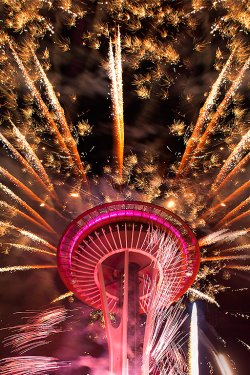 vxpo:  New Years 2015 Fireworks in Seattle by Mo Aoun | Vanity-Exposition