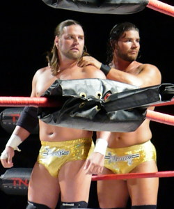 skyjane85:  Beer Money—-James Storm and Bobby Roode (found