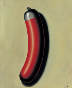 brazenswing:  René Magritte La saucisse casquée 1929 
