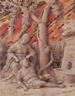 renaissance-art:  Andrea Mantegna c. 1500   Sampson and Delilah 