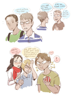 marcobutt:  shiiiiingeki:  middleschool au, the au that i can