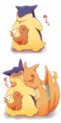 alternative-pokemon-art:  Artist Pokemon hugging by request.