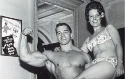 theswinginsixties:  Arnold Schwarzenegger as Mr Universe 1968.