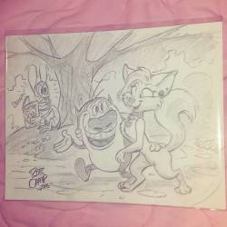 positivelypinkie:  I commissioned Bob Camp (Ren and Stimpy artist)