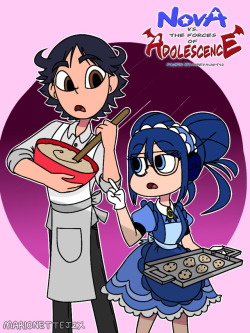 marionette-j2x:  Baking time with Jack and Jelina~ (also shout