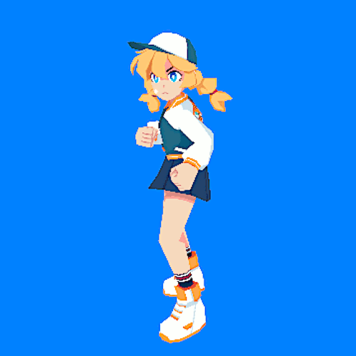 priichu:  Lowpoly of my delinquent girl, YuuriI really really