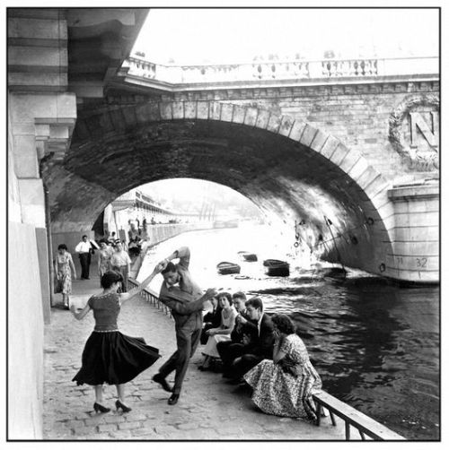 Paul Almasy , Rock ‘n’ Roll sur les Quais de Paris, 1950’s