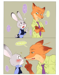 mini-amiya:    Zootopia _ Judy and Nick   