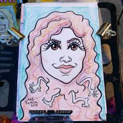 Had fun doing caricatures today at Dairy Delight in Malden. #dairydelight