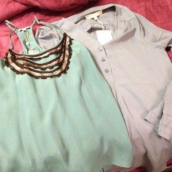 New shirts from #hautelook #love #pretty #greatdeals #new #shirts