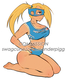 swagcune:A commission for @sirkoru of R. Mika from Street Fighter.