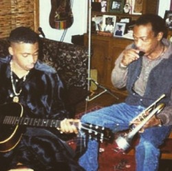 resurrectinghiphop:  Nas with his dad