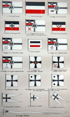 sarallis:  walzerjahrhundert:  Flags of the German Empire, 1892