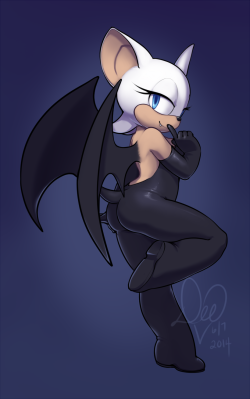 decbes:  Bat in a catsuit 