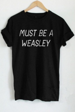 ffuzzyfuzzy: Trendy Graphic Tees  Must Be A Weasley  Cartoon