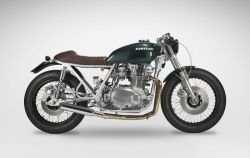 caferacerpasion:  Elegant and classic. Kawasaki KZ750 â€ªâ€ŽCafe Racerâ€¬ by Motomato.Descubre esta â€ªâ€ŽKawasakiâ€¬, un trabajo con un diseÃ±o limpio y elegante.Â ENTRA / ENTER -&gt;Â http://www.caferacerpasion.com/kawasaki-kz750-cafe-racer-motomato/