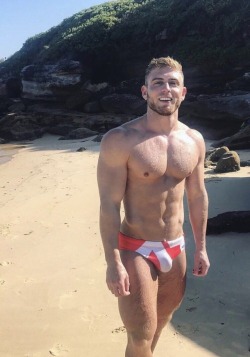 activo1972:  cutdickinmyspeedo:Fuck, I love a packed white speedo