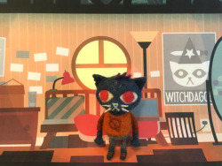 k-times-two:  Mae from Night In The Woods! She’s a total trash