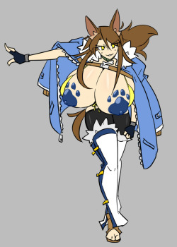 graphiteknight:  Updating Lass’ main outfit. Colors are tentative,