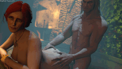 timpossible-purgatory:  Triss and Geralt Private Bathtime (Update